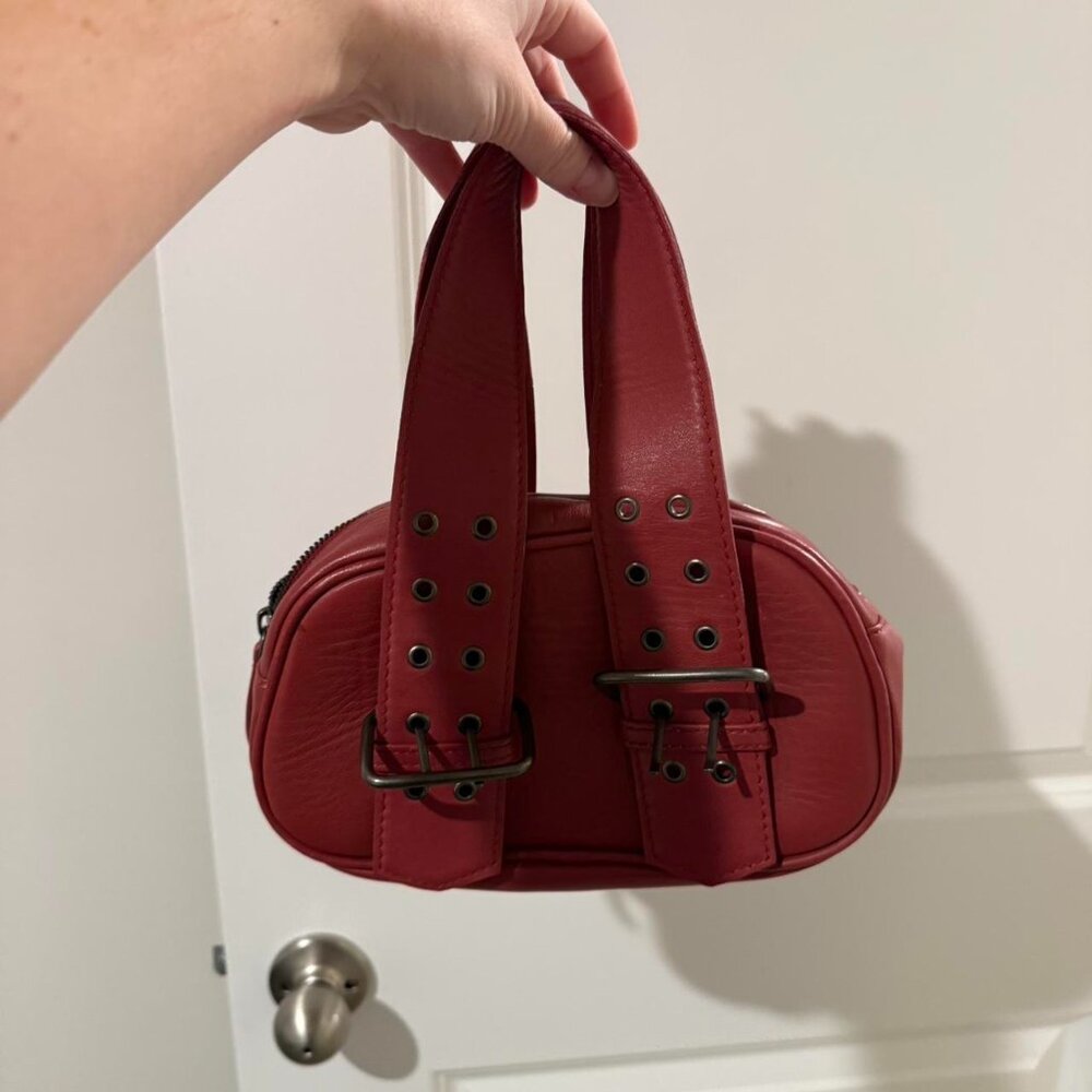 Free People red mini bag